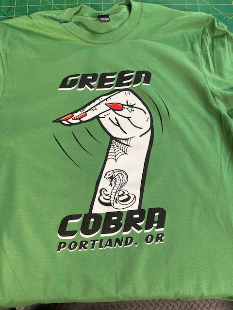 Green Cobra tee shirt